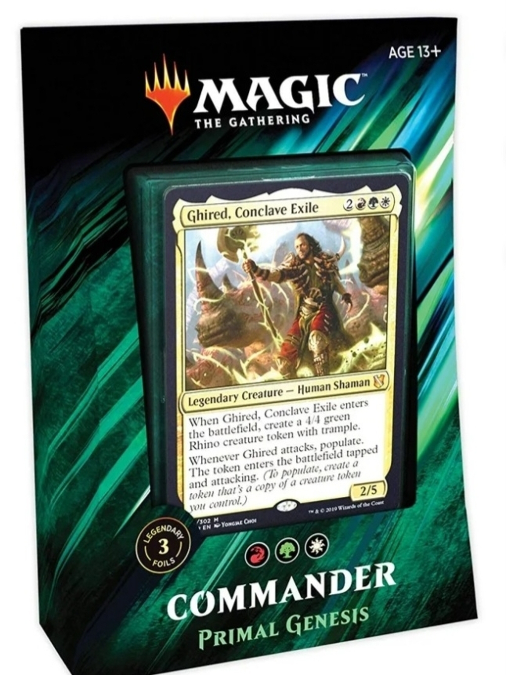 Magic: The Gathering Commander Primal Genesis - Green/Black/White
